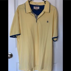 Penguin Polo, yellow, Classic Fit, XXL